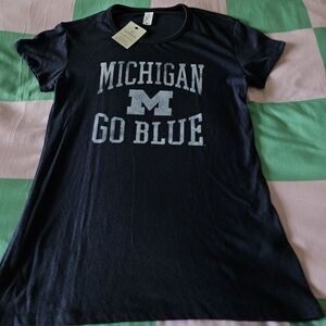 Michigan Go Blue Women's Collegiate T-shirt NWT